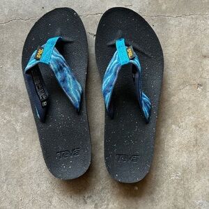 Teva Black and Blue Sandals